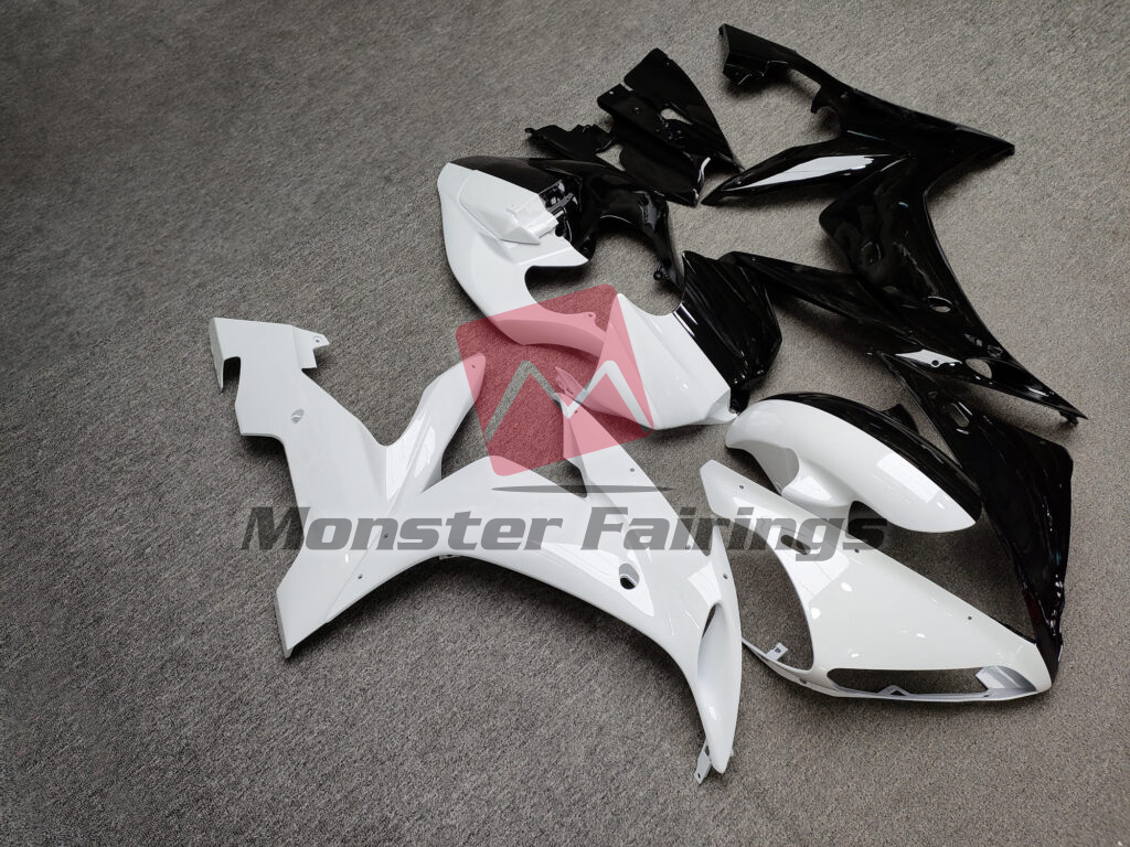 Gloss White & Black Split ABS fairings for Yamaha R1 2004 - 2006 - premium OEM fit kit by Monster Fairings