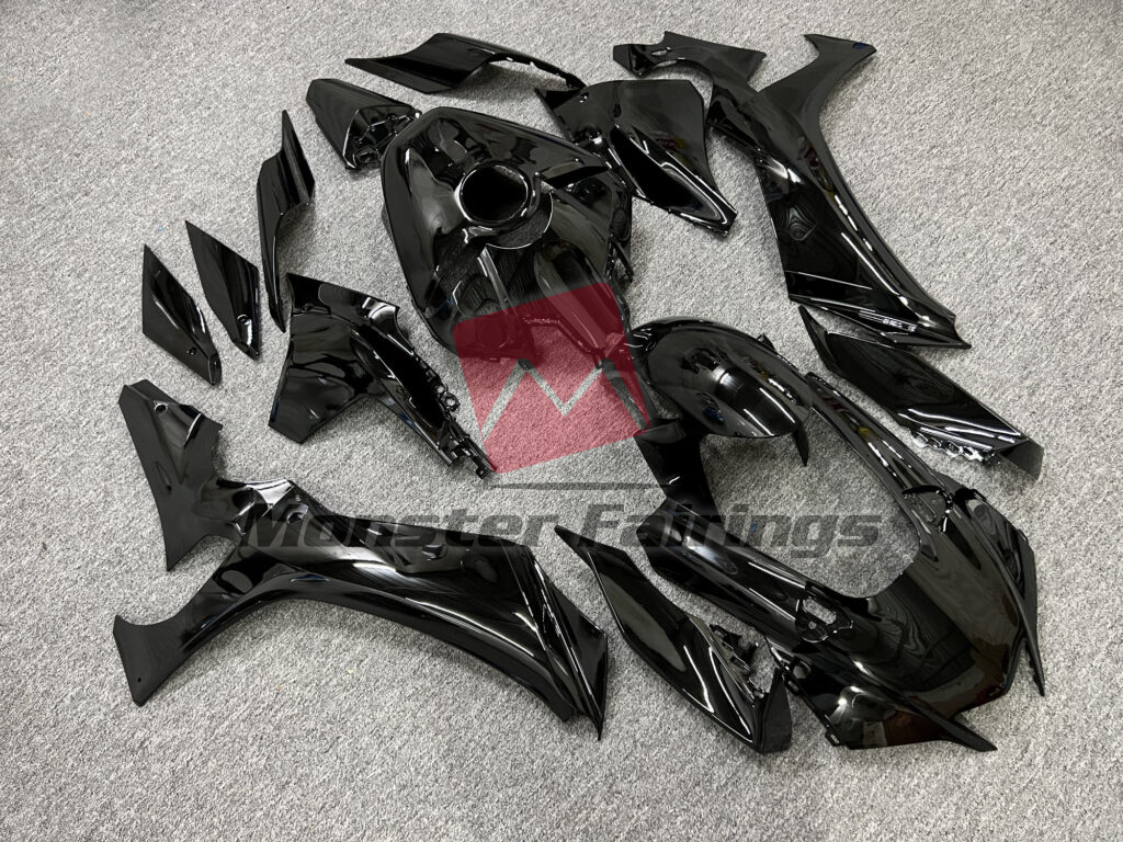 Gloss Black ABS fairings for Yamaha R1 2020 - 2025 - premium OEM fit kit by Monster Fairings