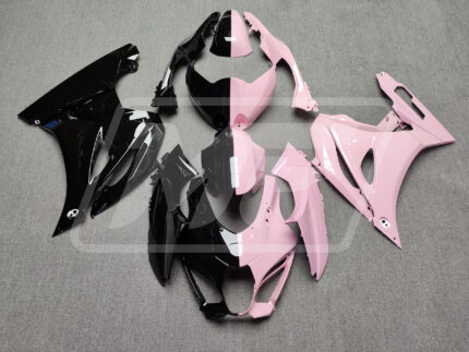 Suzuki GSXR 1000 2017-2025 Gloss Pink & Black Split ABS Fairings | Monster Fairings