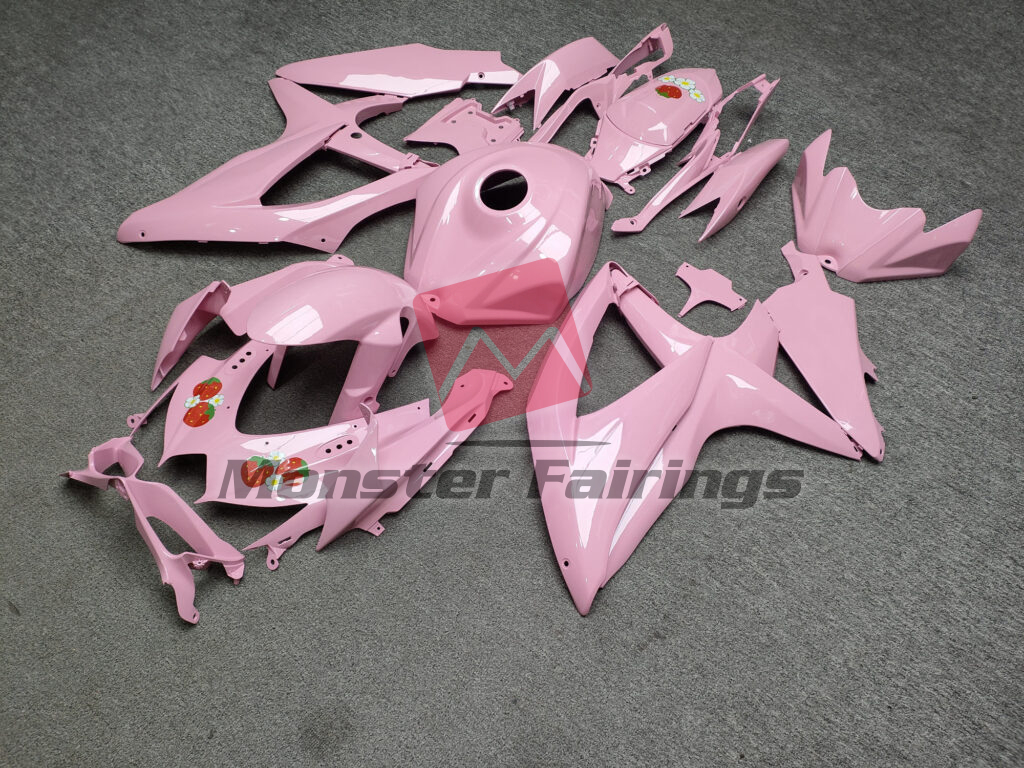 Gloss Pink ABS fairings for Suzuki GSXR 600 - 750 2008 - 2010 - premium OEM fit kit by Monster Fairings