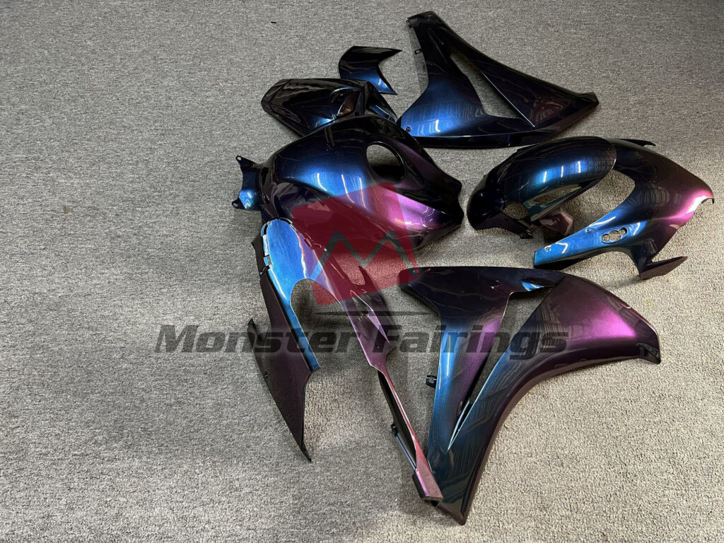 Gloss Blue & Purple Iridescent ABS fairings for Honda CBR1000RR 2008 - 2011 - premium OEM fit kit by Monster Fairings
