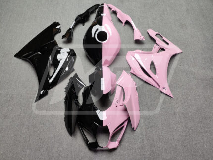 Suzuki GSXR 1000 2017-2025 Gloss Pink & Black Split ABS Fairings | Monster Fairings