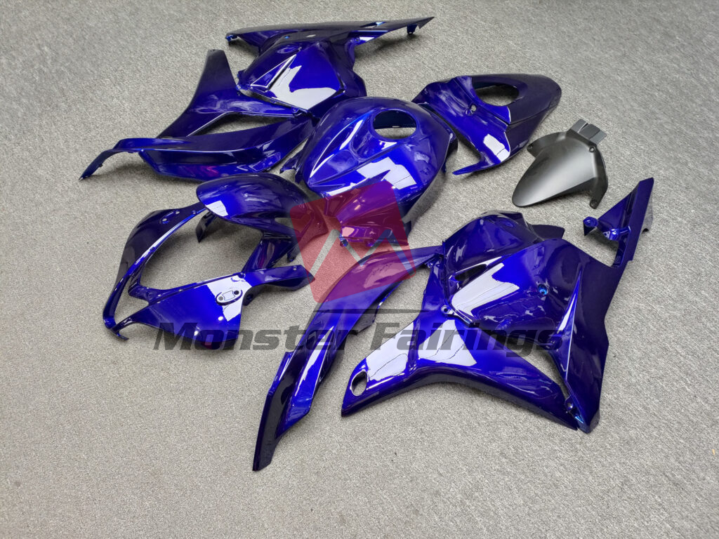 Honda CBR600RR custom ABS fairings 2009 - 2012 in Gloss Deep Blue - durable replacement kit, Monster Fairings