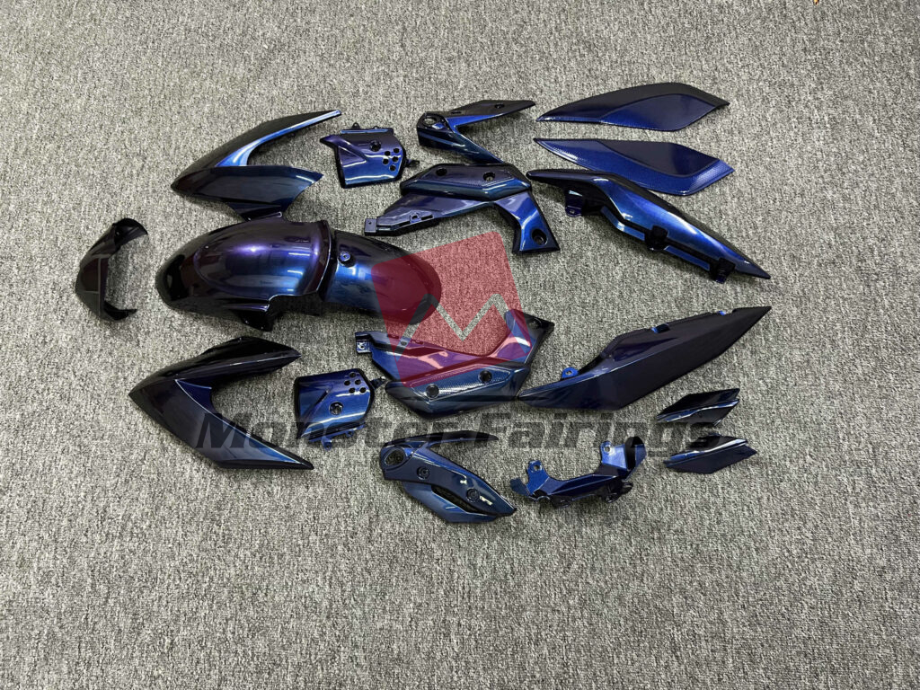 Yamaha XJ6 custom ABS fairings 2009 - 2012 in Gloss Purple Chameleon - durable replacement kit, Monster Fairings