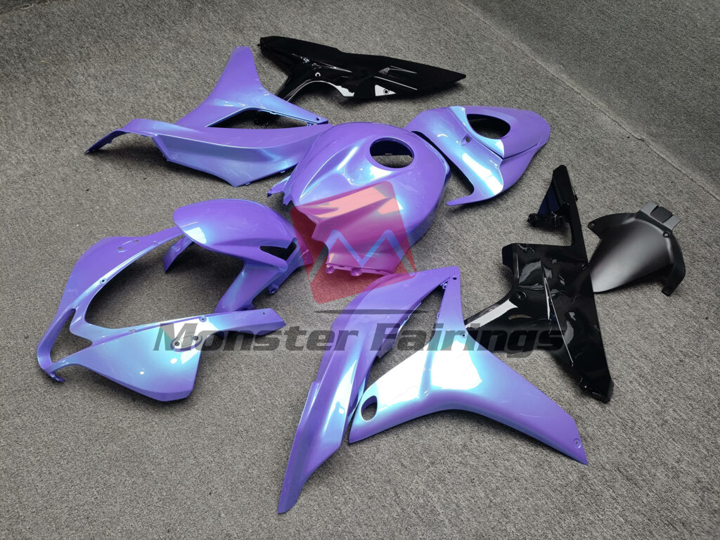 2007 - 2008 Honda CBR600RR Gloss Lavender Dream fairing set - ABS injection, custom painted by Monster Fairings