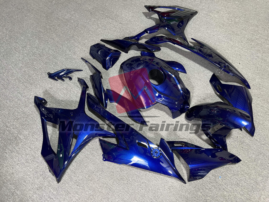 Gloss Dark Royal Blue ABS fairings for BMW S1000RR 2019 - 2022 - premium OEM fit kit by Monster Fairings