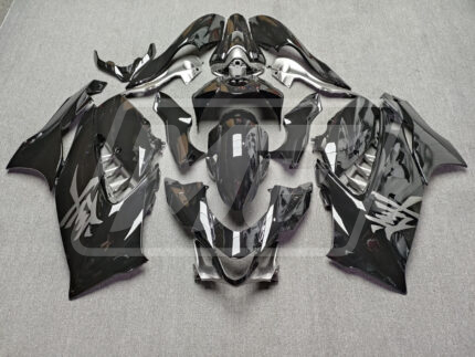 Suzuki GSXR 1300 2021-2025 Gloss Black & Dark Gray ABS Fairings | Monster Fairings