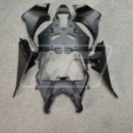 Monster Fairings ABS fairing kit for Kawasaki ZX6R 2024 - 2025 - Gloss Metallic Black, precise OEM fit