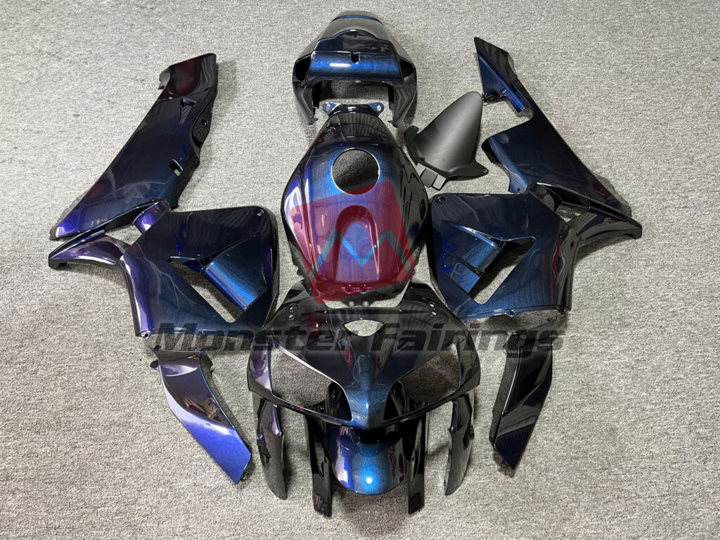 Honda CBR600RR 2005 - 2006 Gloss Purple Gradient ABS fairings - custom motorcycle bodywork kit by Monster Fairings