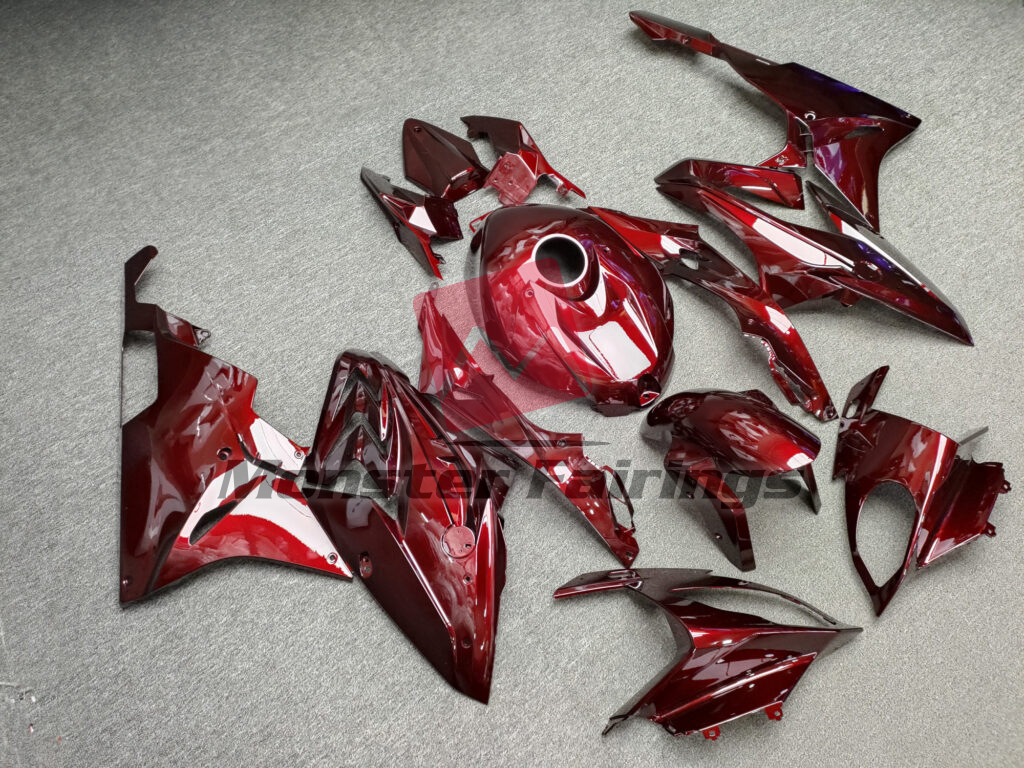 BMW S1000RR custom ABS fairings 2015 - 2016 in Gloss Maroon Red - durable replacement kit, Monster Fairings