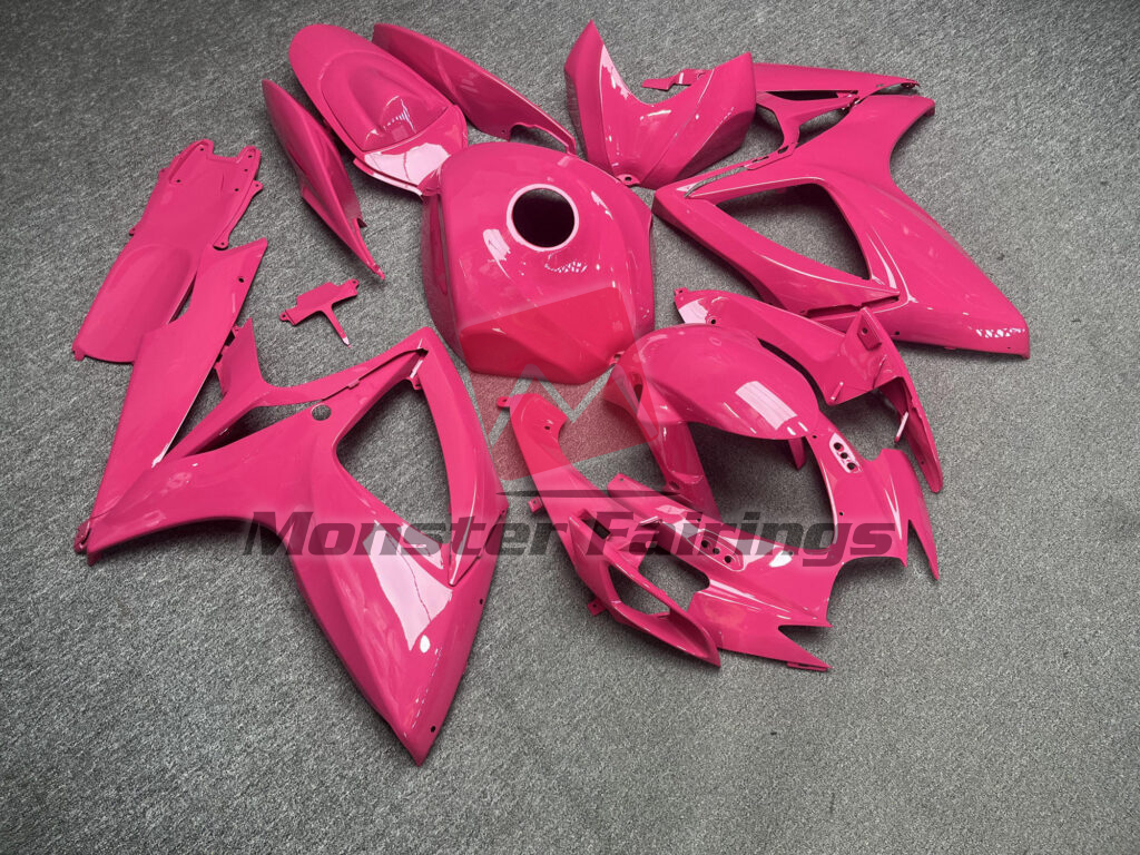 Gloss Fuchsia ABS fairings for Suzuki GSXR 600 - 750 2006 - 2007 - premium OEM fit kit by Monster Fairings