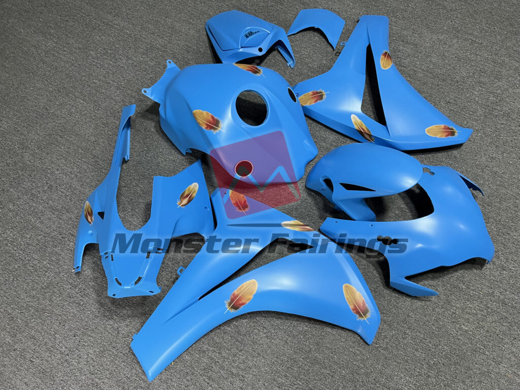 Gloss Baby Blue With Feathers ABS fairings for Honda CBR1000RR 2008 - 2011 - premium OEM fit kit by Monster Fairings