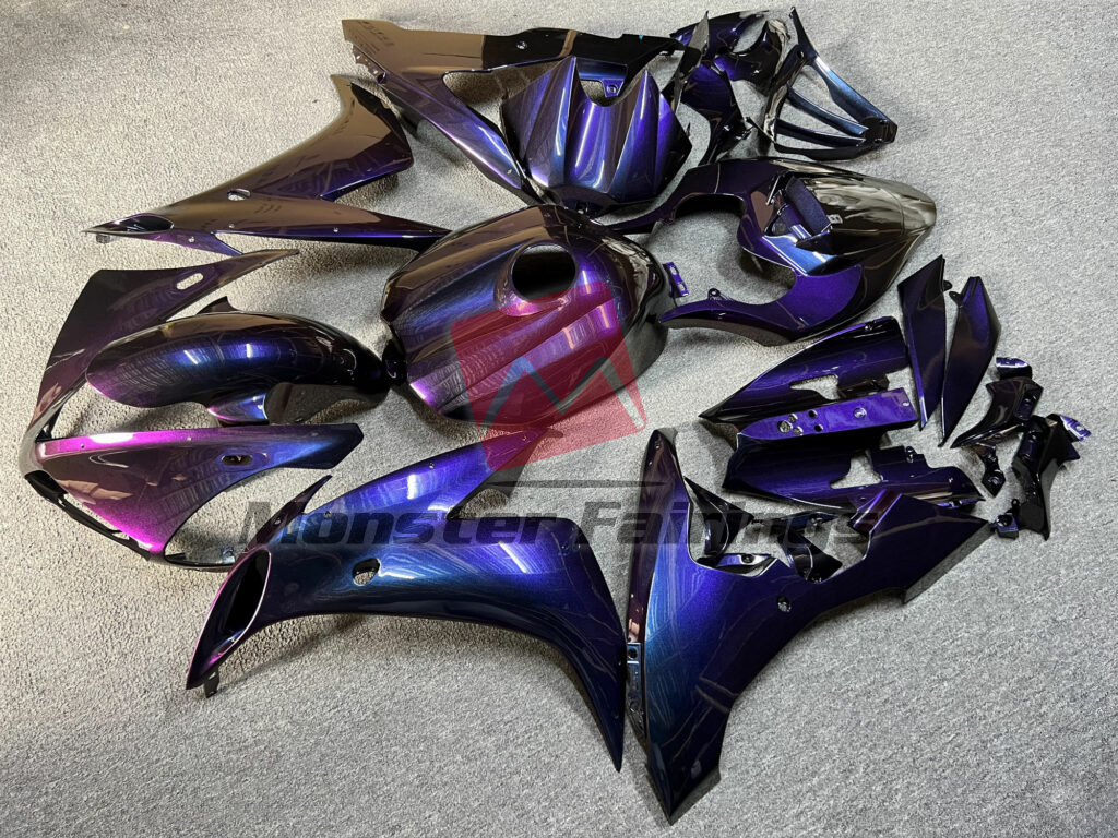 Gloss Purple Gradient ABS fairings for Yamaha R1 2004 - 2006 - premium OEM fit kit by Monster Fairings