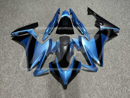 Honda CBR500R 2013-2015 Gloss Sky Blue & Matte Black ABS Fairings | Monster Fairings