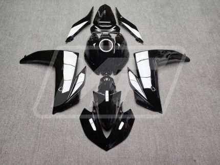 Yamaha R3 2014-2018 Gloss Black ABS Fairings | Monster Fairings