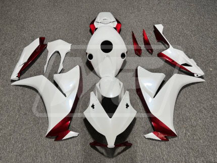 Honda CBR1000RR 2012-2016 Gloss White & Red ABS Fairings | Monster Fairings