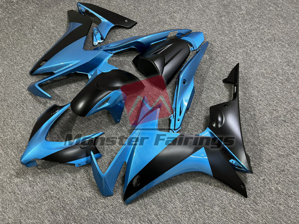 Gloss Sky Blue & Matte Black ABS fairings for Honda CBR500R 2013 - 2015 - premium OEM fit kit by Monster Fairings