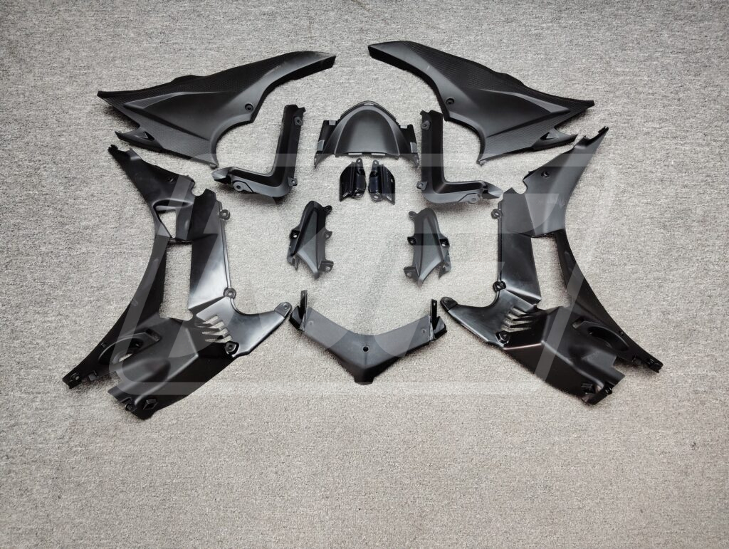 Monster Fairings ABS fairing kit for Honda CBR500R 2013 - 2015 - Gloss Sky Blue & Matte Black, precise OEM fit
