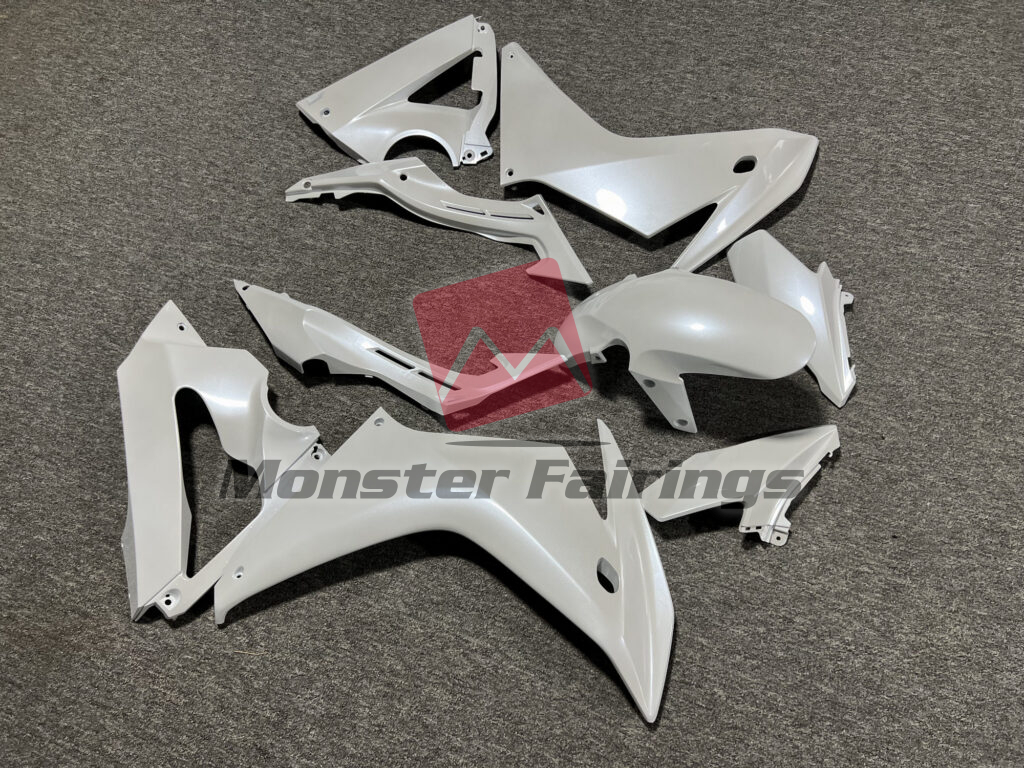Gloss Pearl White ABS fairings for Honda CBR650F 2014 - 2016 - premium OEM fit kit by Monster Fairings