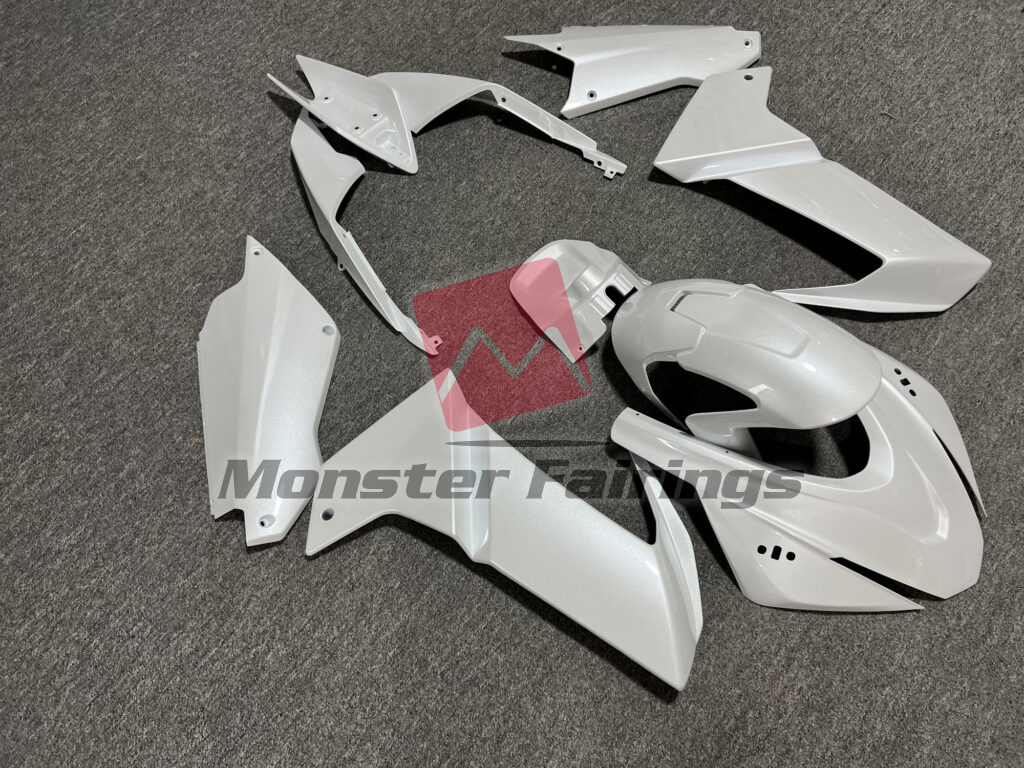 Gloss Pearl White ABS fairings for Aprilia RS660 2020 - 2024 - premium OEM fit kit by Monster Fairings