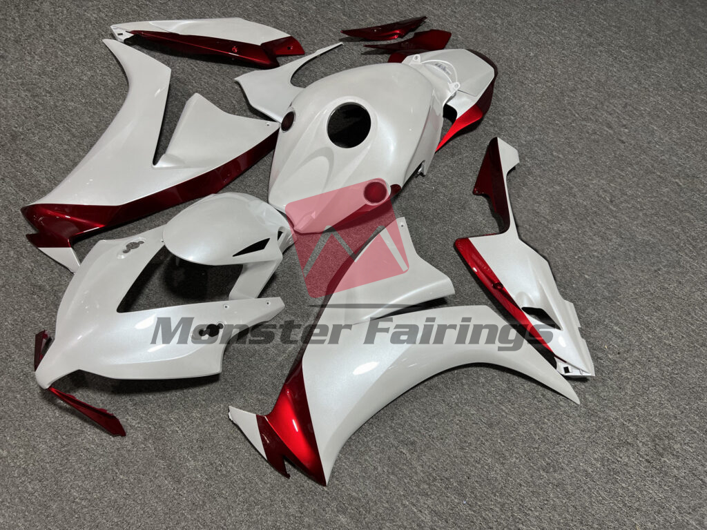 Gloss White & Red ABS fairings for Honda CBR1000RR 2012 - 2016 - premium OEM fit kit by Monster Fairings