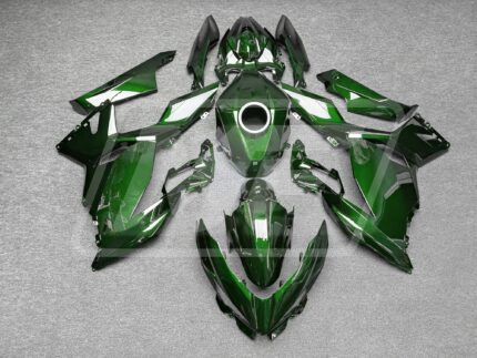 Kawasaki Ninja 400 2018-2024 Gloss Green Carbon Fiber Style ABS Fairings | Monster Fairings