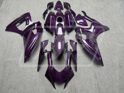 Yamaha R7 2021-2025 Gloss Pink with Carbon Fiber Style ABS Fairings | Monster Fairings