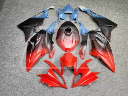BMW S1000RR 2015-2016 Gloss Red & Black with Blue Gradient ABS Fairings | Monster Fairings