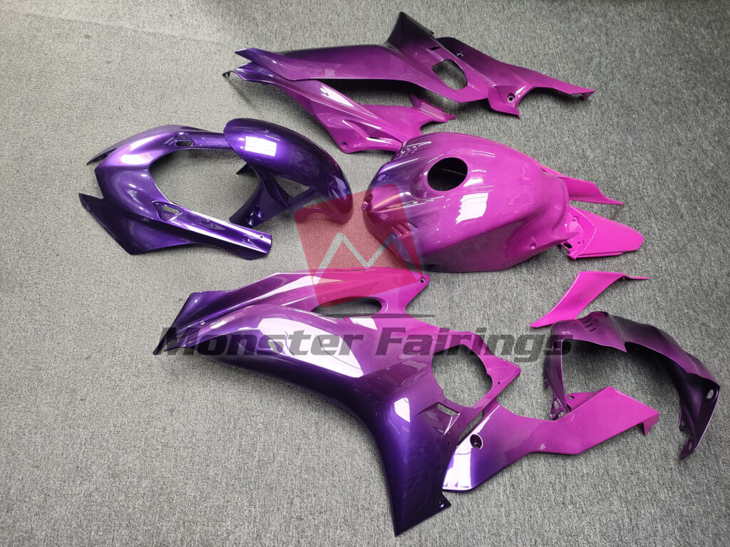 Gloss Purple & Hot Pink Gradient ABS fairings for Yamaha R6 2017 - 2022 - premium OEM fit kit by Monster Fairings