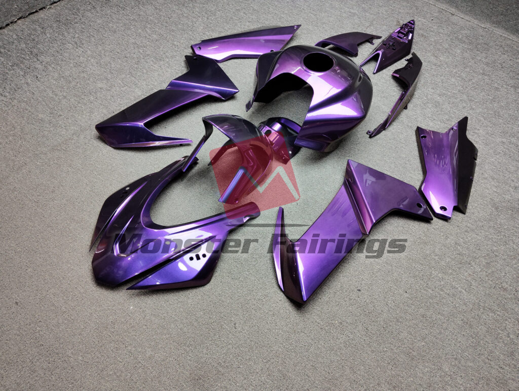 Gloss Iridescent Purple & Blue ABS fairings for Aprilia RS660 2020 - 2024 - premium OEM fit kit by Monster Fairings