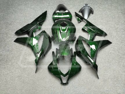 Honda CBR600RR 2007-2008 Gloss Green Carbon Fiber Style ABS Fairings | Monster Fairings