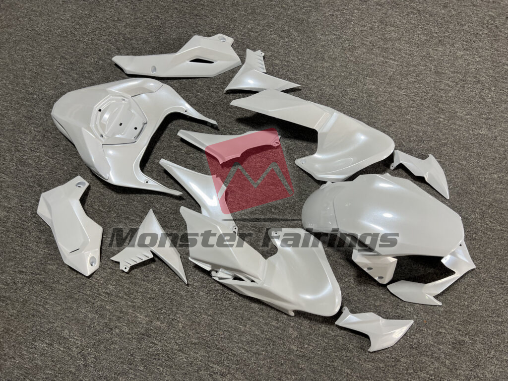 Gloss Pearl White ABS fairings for Kawasaki Z900 2020 - 2024 - premium OEM fit kit by Monster Fairings
