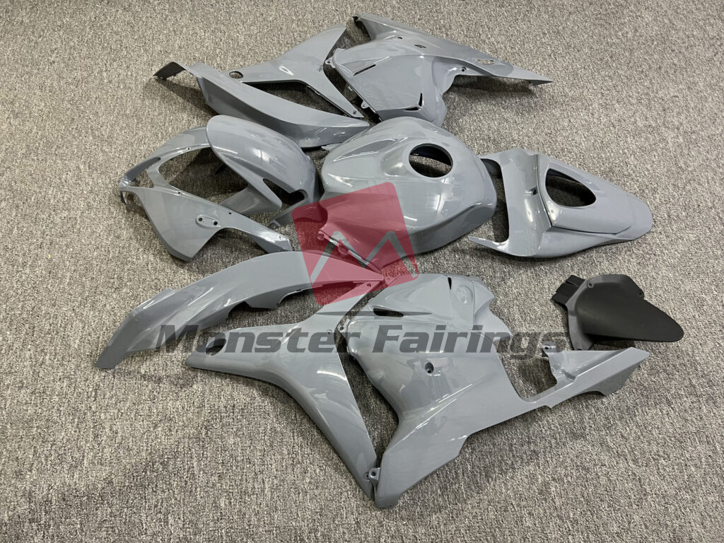 2009 - 2012 Honda CBR600RR Gloss Nardo Gray fairing set - ABS injection, custom painted by Monster Fairings