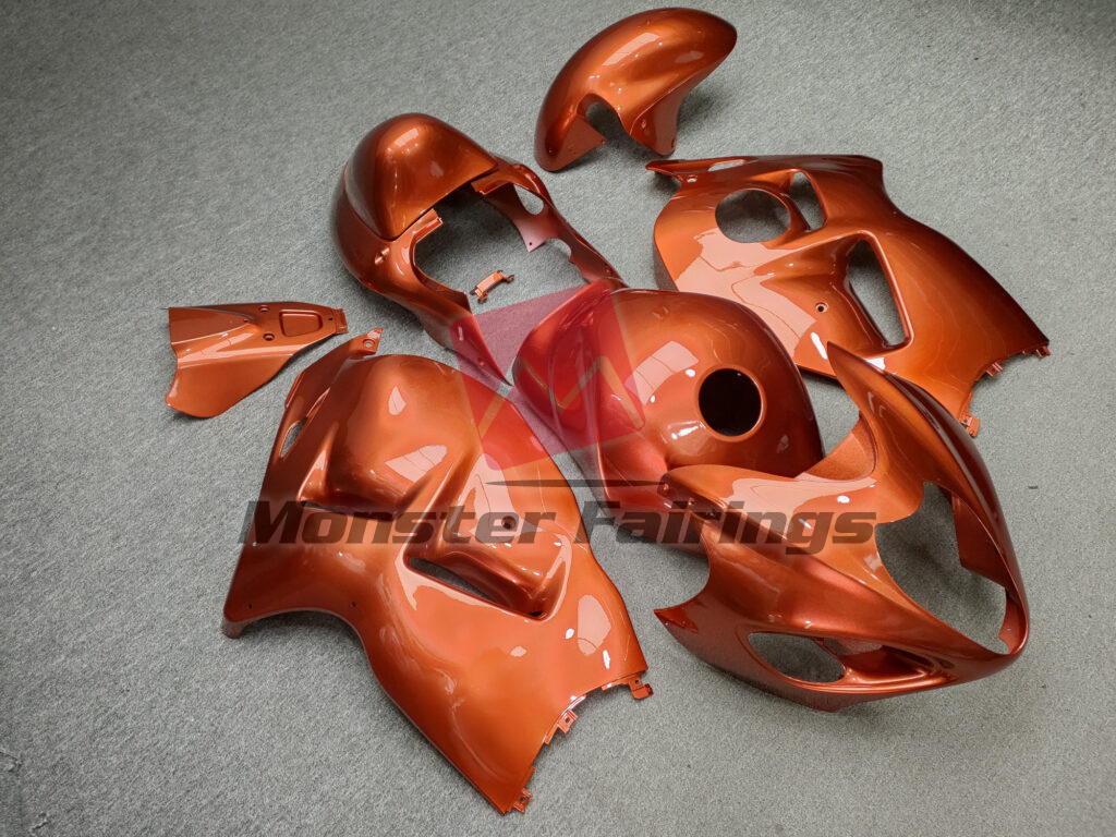 Gloss Lava Orange ABS fairings for Suzuki GSXR 1300 1997 - 2007 - premium OEM fit kit by Monster Fairings