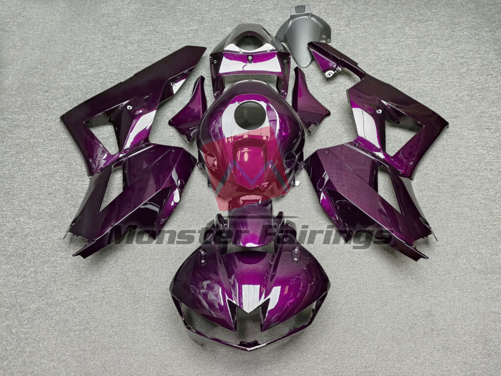 Honda CBR600RR 2013 - 2025 Gloss Pink Carbon Fiber ABS fairings - custom motorcycle bodywork kit by Monster Fairings