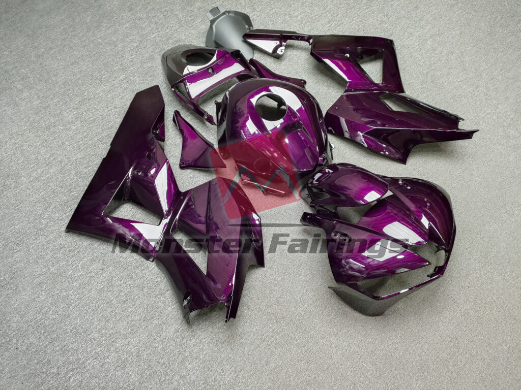 Honda CBR600RR custom ABS fairings 2013 - 2025 in Gloss Pink Carbon Fiber - durable replacement kit, Monster Fairings