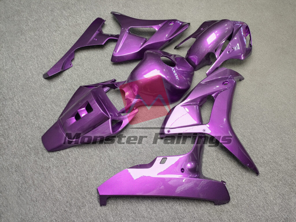 Honda CBR1000RR custom ABS fairings 2006 - 2007 in Gloss Pink Carbon Fiber - durable replacement kit, Monster Fairings