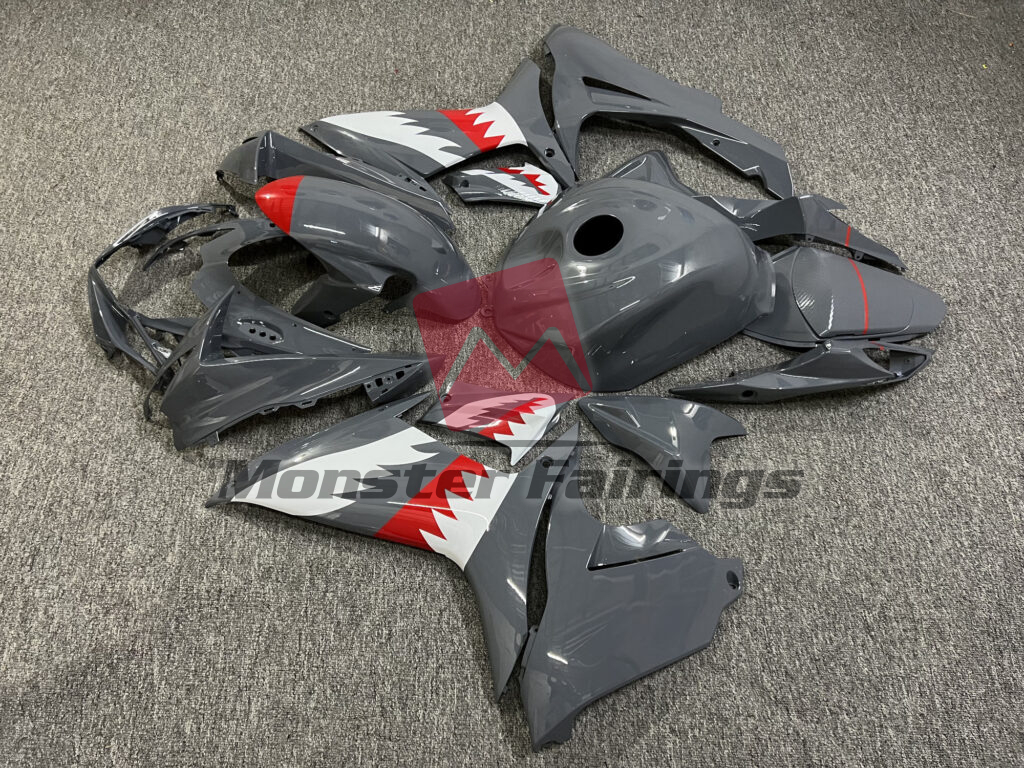 2011 - 2025 Suzuki GSXR 600 - 750 Gloss Nardo Gray Shark fairing set - ABS injection, custom painted by Monster Fairings