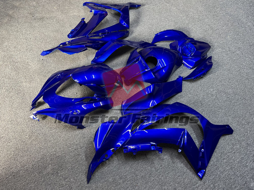 Gloss Candy Blue ABS fairings for Kawasaki ZX10R 2016 - 2020 - premium OEM fit kit by Monster Fairings