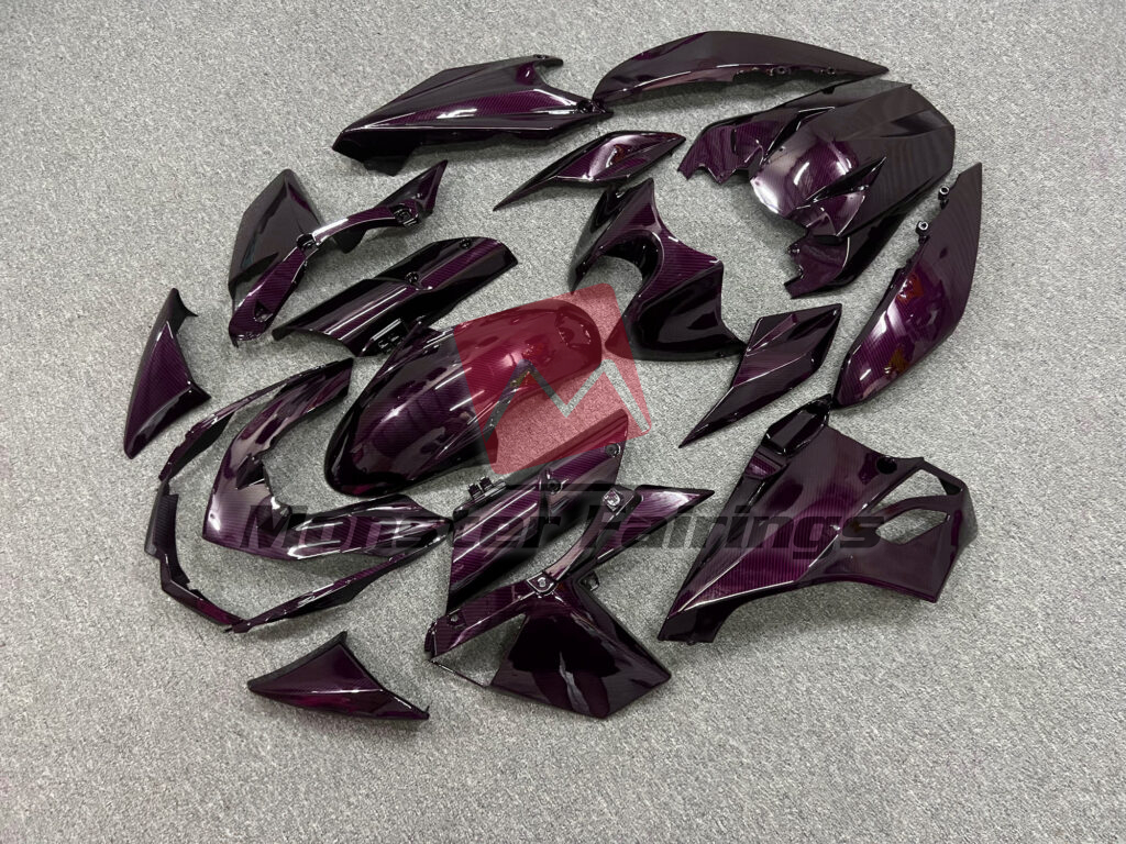 Gloss Pink Carbon Fiber Style ABS fairings for Kawasaki Z1000 2010 - 2013 - premium OEM fit kit by Monster Fairings