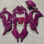 Kawasaki ZX10R 2016 - 2020 Gloss Pink Carbon Fiber Style ABS fairings - custom motorcycle bodywork kit by Monster Fairings