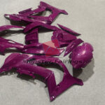 2016 - 2020 Kawasaki ZX10R Gloss Pink Carbon Fiber Style fairing set - ABS injection, custom painted by Monster Fairings
