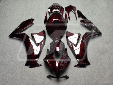 Honda CBR1000RR 2012-2016 Gloss Red Forged Carbon Fiber Style ABS Fairings | Monster Fairings