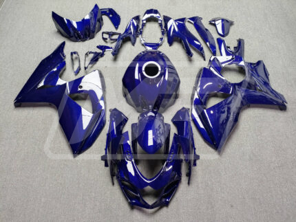 (IN STOCK) Suzuki GSXR 1000 2009-2016 Gloss Blue Carbon Fiber Style ABS Fairings | Monster Fairings