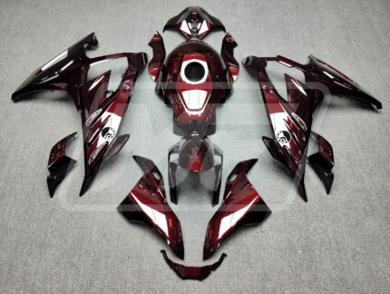 BMW S1000RR 2023-2024 Gloss Red Carbon Fiber Style ABS Fairings | Monster Fairings