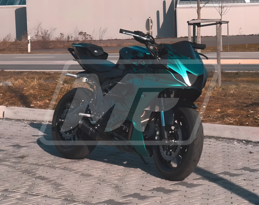 Gloss Black & Emerald Green Shattered Split ABS fairings for Yamaha R7 2021 - 2025 - premium OEM fit kit by Monster Fairings