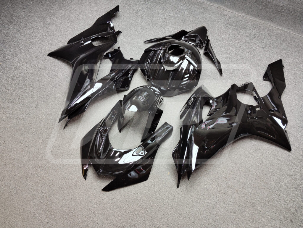 Gloss Black ABS fairings for Yamaha R6 2017 - 2022 - premium OEM fit kit by Monster Fairings