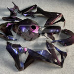 2021 - 2023 Honda CBR650R Gloss Purple & Blue Chameleon fairing set - ABS injection, custom painted by Monster Fairings