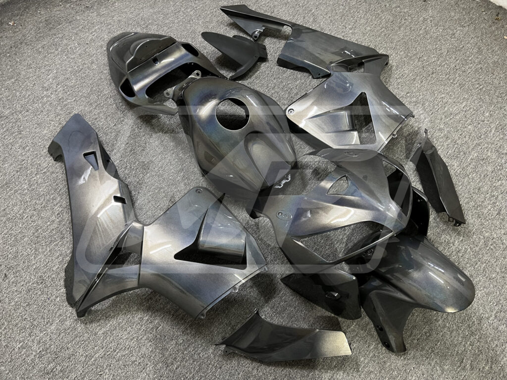 2005 - 2006 Honda CBR600RR Gloss Nebula Metallic fairing set - ABS injection, custom painted by Monster Fairings