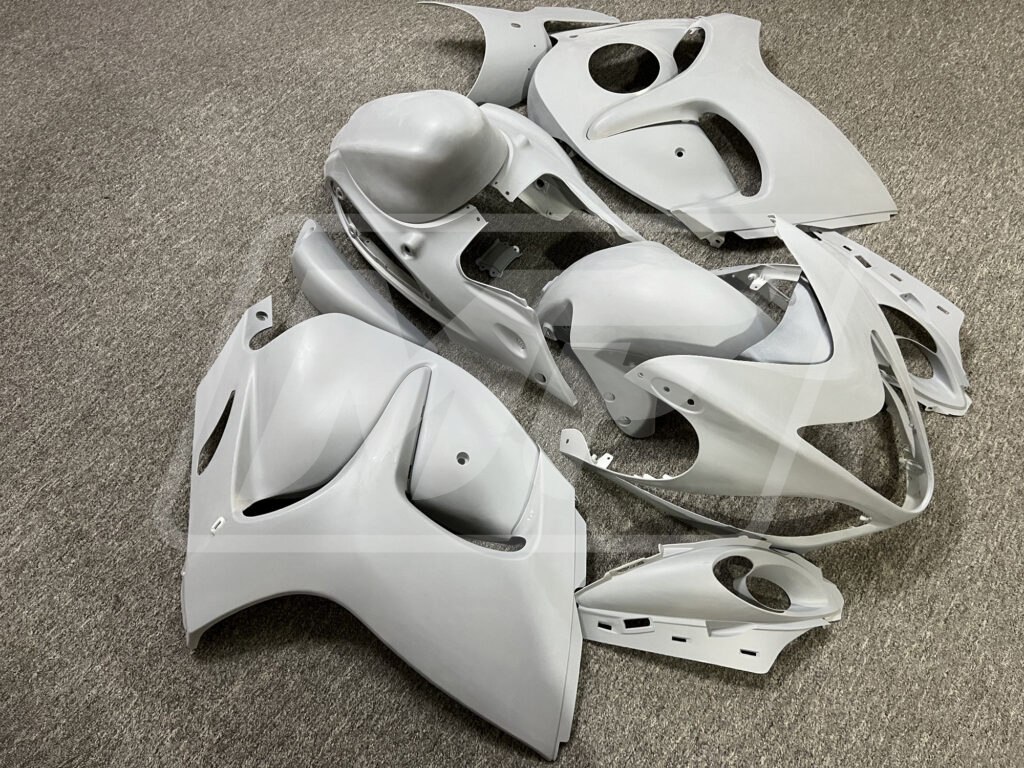 Suzuki GSXR 1300 custom ABS fairings 2008 - 2020 unpainted - durable replacement kit, Monster Fairings